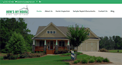 Desktop Screenshot of howsmyhousehomeinspections.com