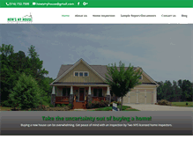 Tablet Screenshot of howsmyhousehomeinspections.com